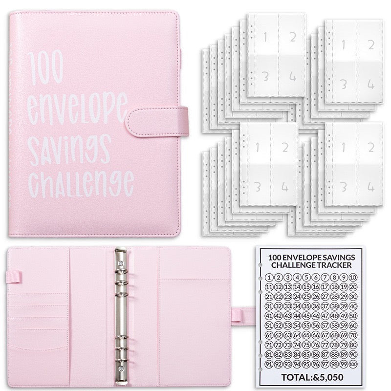 Budget with Evie™ 100 Envelope Saving Challenge Binder