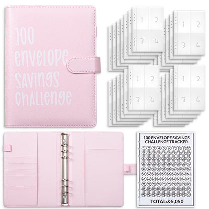 Budget with Evie™ 100 Envelope Saving Challenge Binder