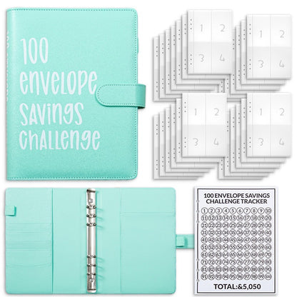 Budget with Evie™ 100 Envelope Saving Challenge Binder