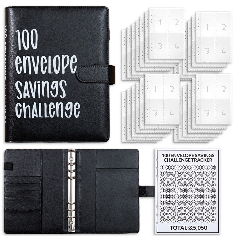 Budget with Evie™ 100 Envelope Saving Challenge Binder