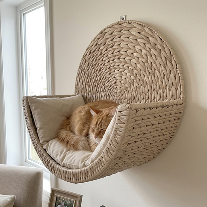KittyNest™ Wall-Mounted Cat Cradle